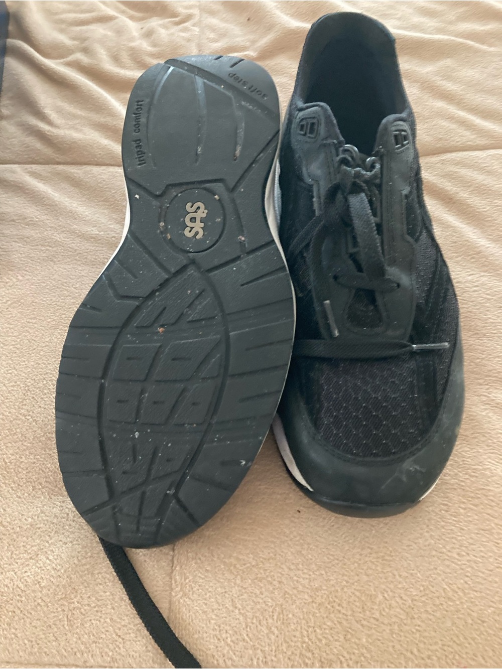 SAS Men's Black Lace-Up Athletic Sneakers
